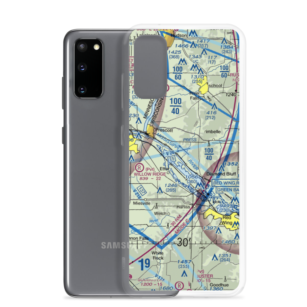 STOL Airport (65WI) VFR Sectional Samsung Case Samsung Galaxy S20 model shown