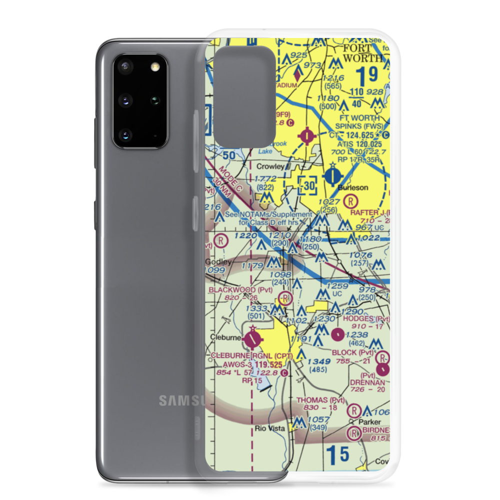 Stol Field (8TS5) VFR Sectional Samsung Case Samsung Galaxy S20 Plus model shown