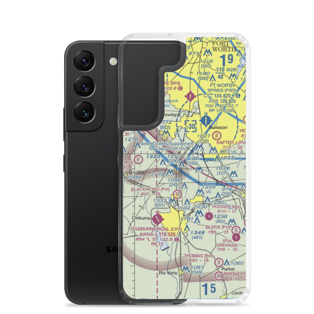 Stol Field (8TS5) VFR Sectional Samsung Case Samsung Galaxy S22 model shown