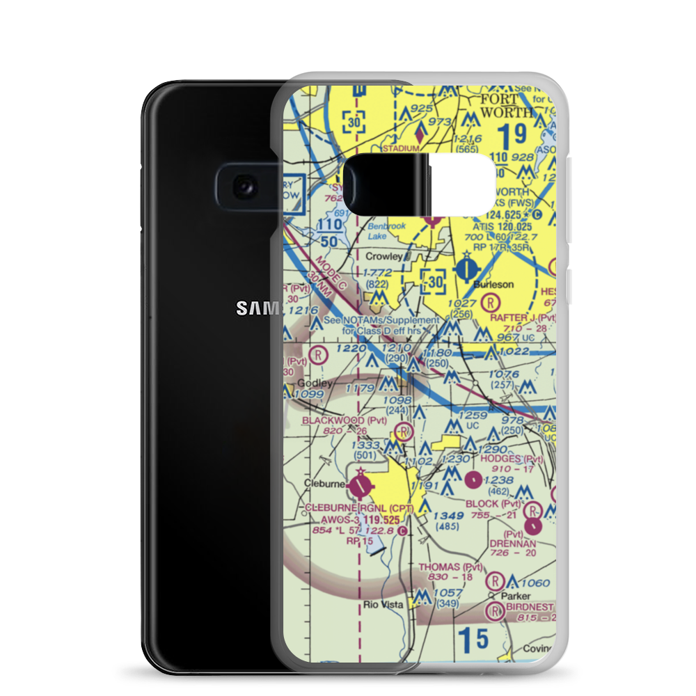 Stol Field (8TS5) VFR Sectional Samsung Case Samsung Galaxy S10e model shown