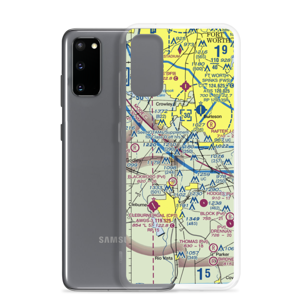 Stol Field (8TS5) VFR Sectional Samsung Case Samsung Galaxy S20 model shown