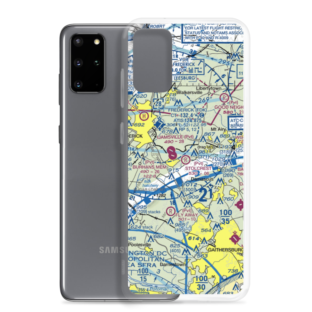 Stolcrest STOLport (MD75) VFR Sectional Samsung Case Samsung Galaxy S20 Plus model shown