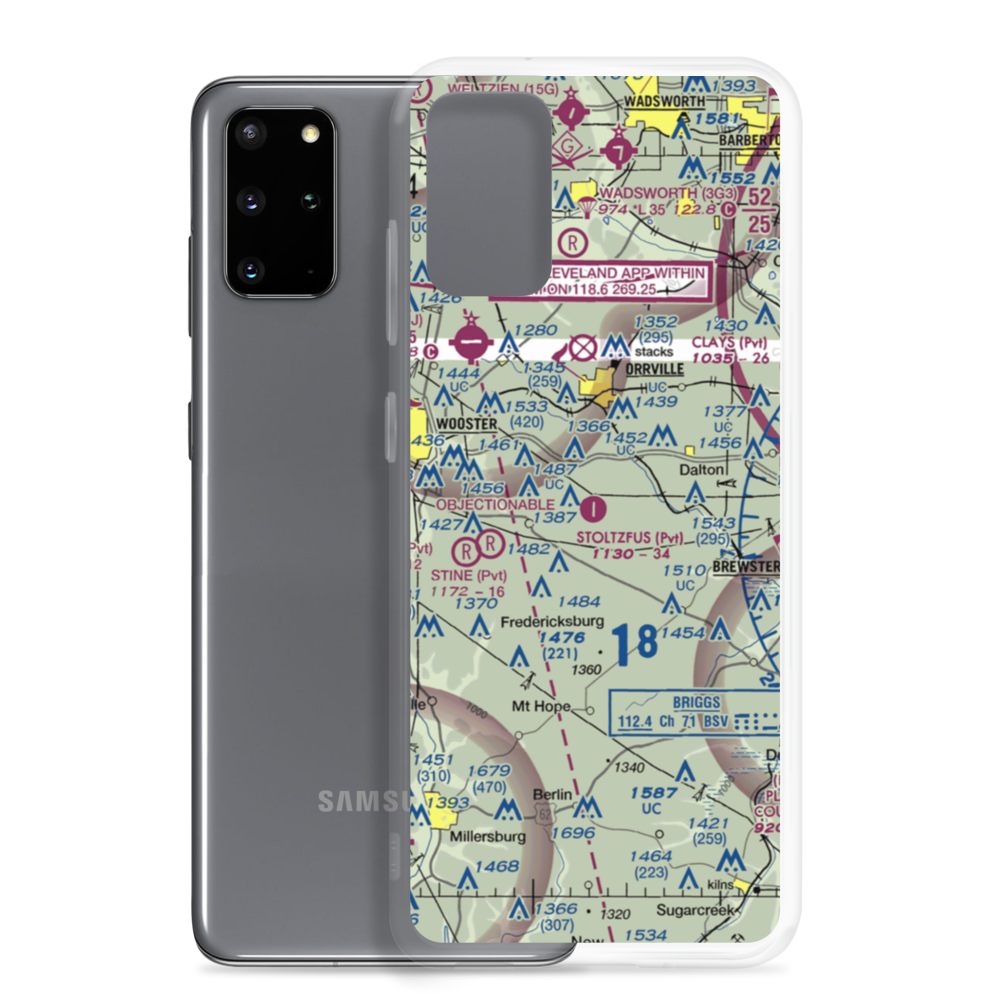 Stoltzfus Airfield (OH22) VFR Sectional Samsung Case Samsung Galaxy S20 Plus model shown