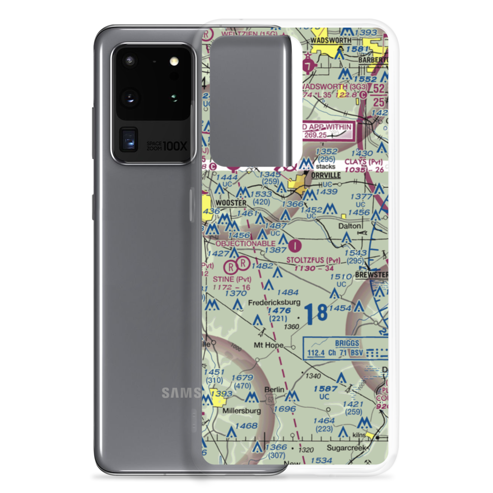 Stoltzfus Airfield (OH22) VFR Sectional Samsung Case Samsung Galaxy S20 Ultra model shown