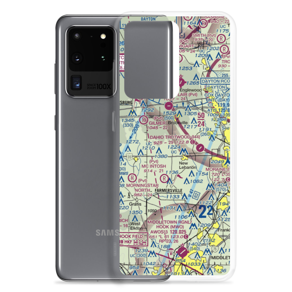 Stone Airport (1OI6) VFR Sectional Samsung Case Samsung Galaxy S20 Ultra model shown