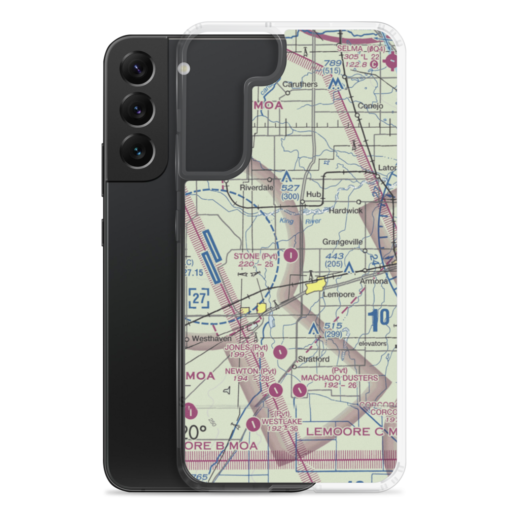Stone Airstrip (32CA) VFR Sectional Samsung Case Samsung Galaxy S22 Plus model shown