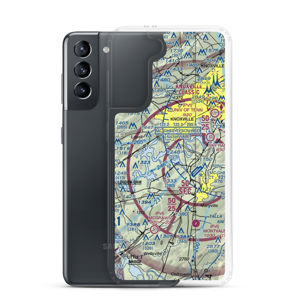 Stone Field (44TN) VFR Sectional Samsung Case Samsung Galaxy S21 model shown