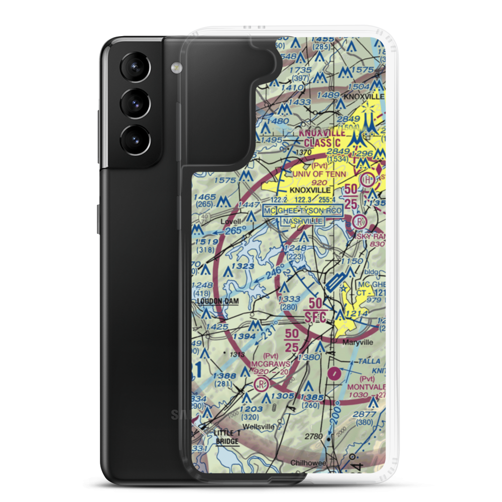 Stone Field (44TN) VFR Sectional Samsung Case Samsung Galaxy S21 Plus model shown