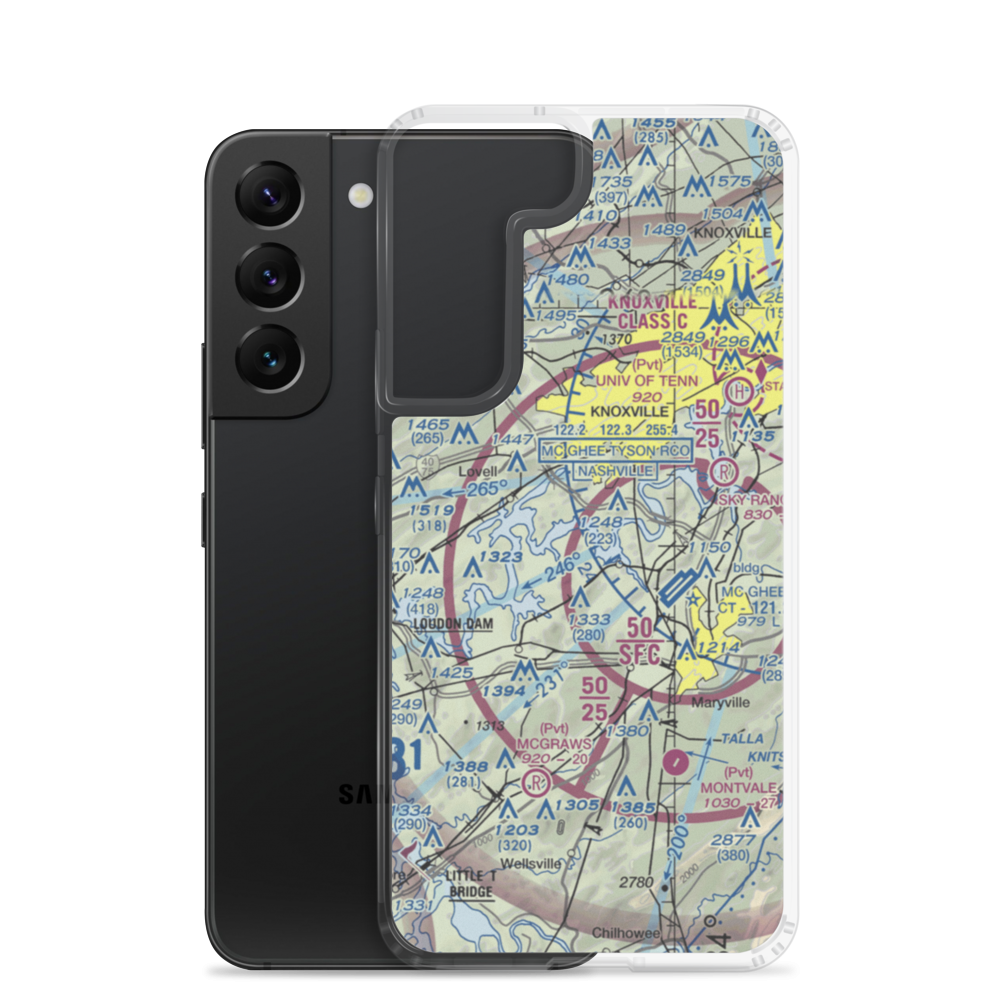Stone Field (44TN) VFR Sectional Samsung Case Samsung Galaxy S22 model shown