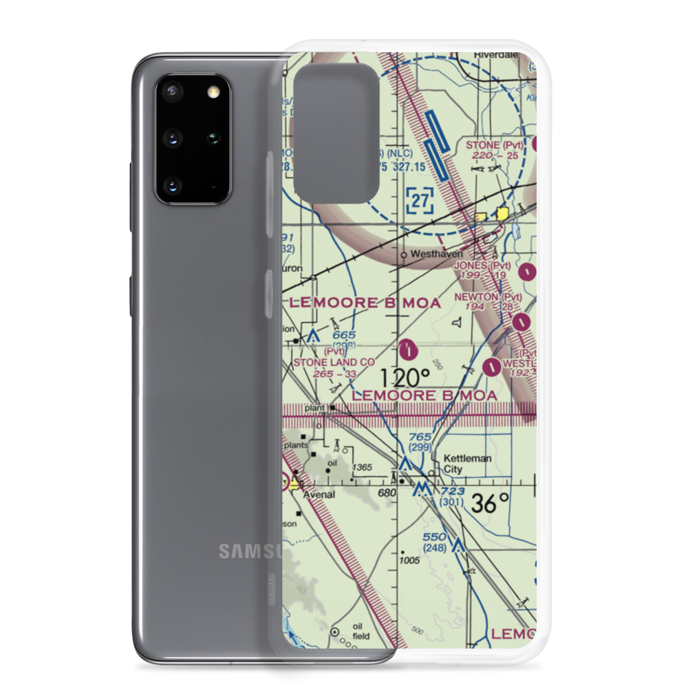 Stone Land County Airport (36CA) VFR Sectional Samsung Case Samsung Galaxy S20 Plus model shown