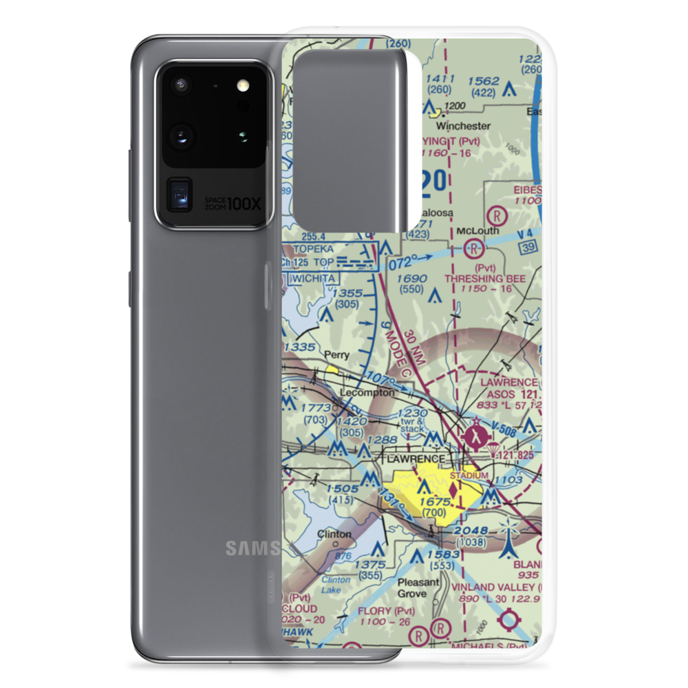 Stonehenge Airport (71KS) VFR Sectional Samsung Case Samsung Galaxy S20 Ultra model shown