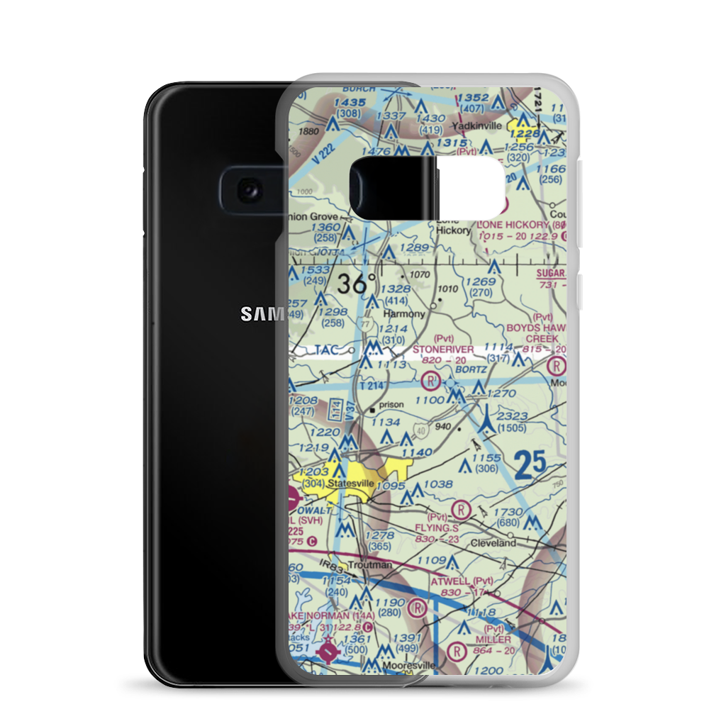 Stoneriver Airport (NC09) VFR Sectional Samsung Case Samsung Galaxy S10e model shown