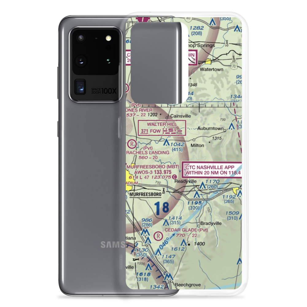 Stonewall Airpark (41TN) VFR Sectional Samsung Case Samsung Galaxy S20 Ultra model shown