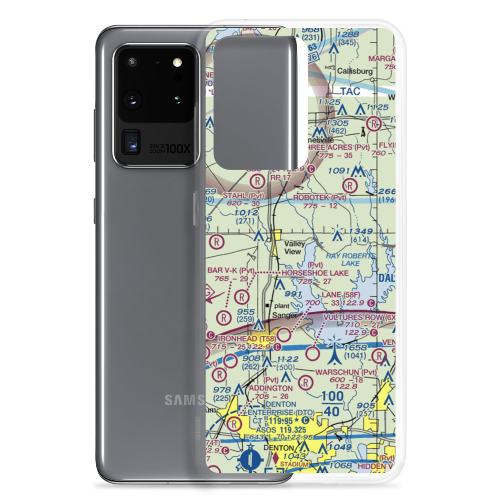 Stoney Fork Landing Airport (XA84) VFR Sectional Samsung Case Samsung Galaxy S20 Ultra model shown