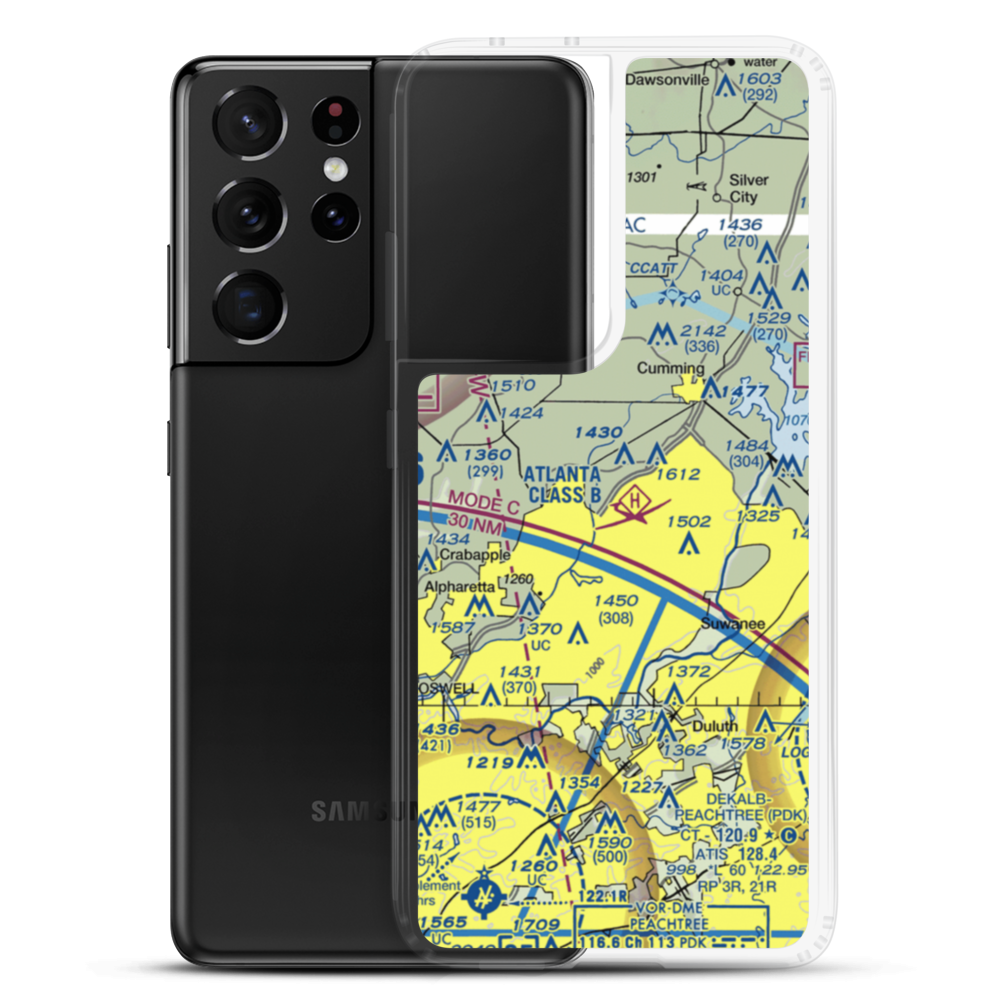 Stoney Point Field (6GA0) VFR Sectional Samsung Case Samsung Galaxy S21 Ultra model shown
