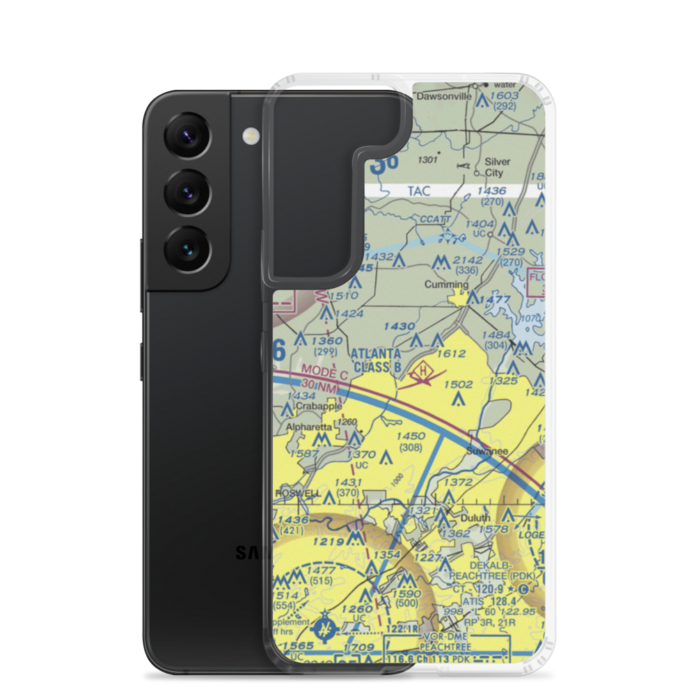 Stoney Point Field (6GA0) VFR Sectional Samsung Case Samsung Galaxy S22 model shown
