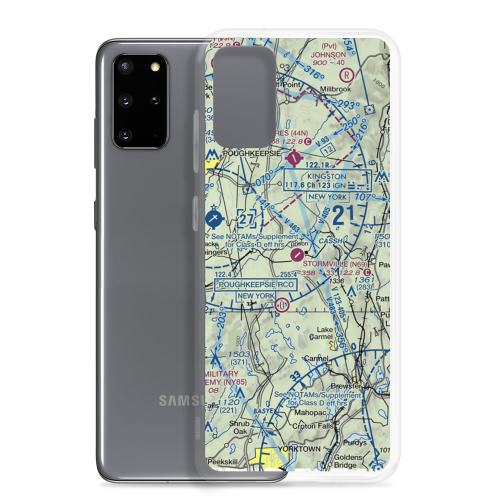 Stormville Airport (N69) VFR Sectional Samsung Case Samsung Galaxy S20 Plus model shown