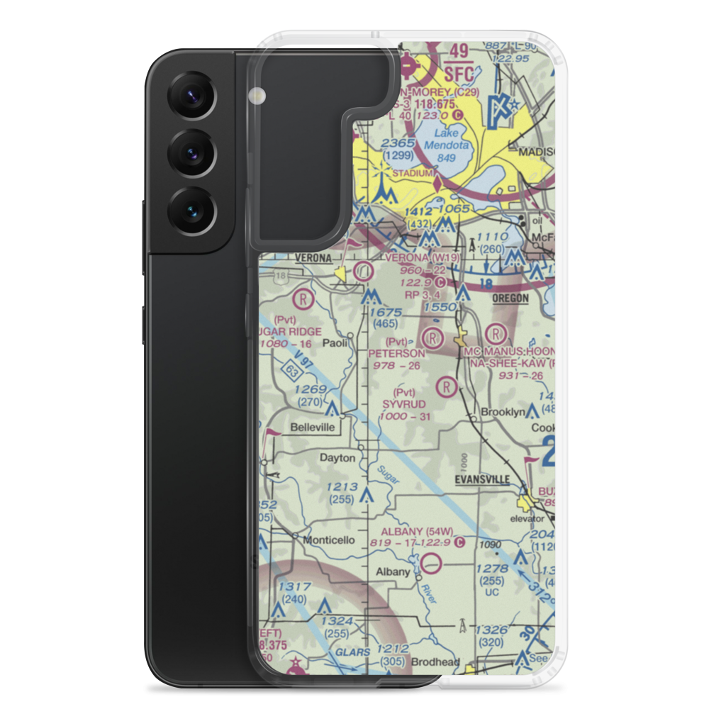 Storytown Airfield (WS33) VFR Sectional Samsung Case Samsung Galaxy S22 Plus model shown