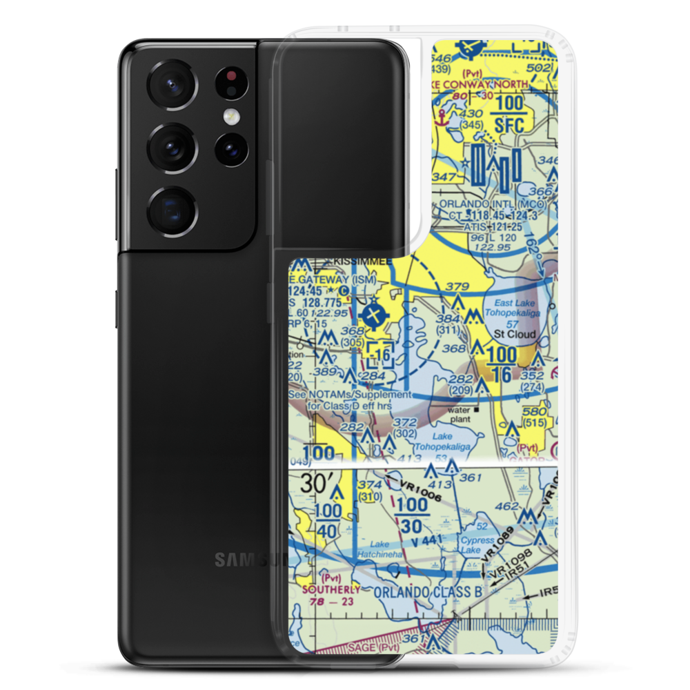 Stout Airport (FD83) VFR Sectional Samsung Case Samsung Galaxy S21 Ultra model shown