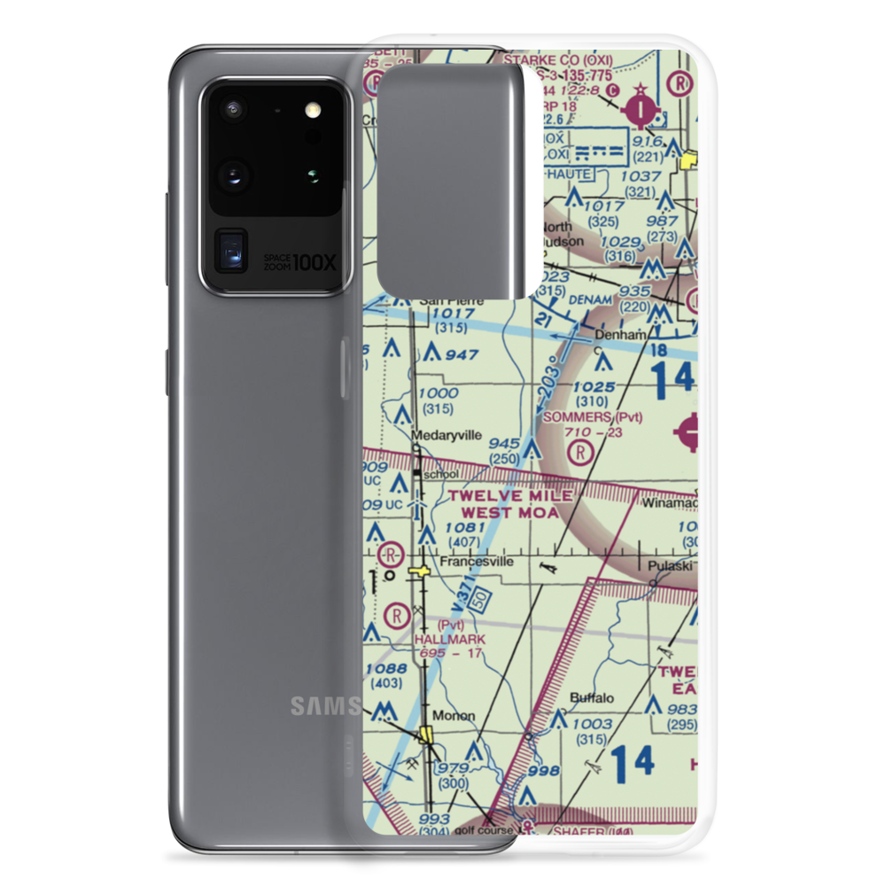 Stout Field (3II5) VFR Sectional Samsung Case Samsung Galaxy S20 Ultra model shown