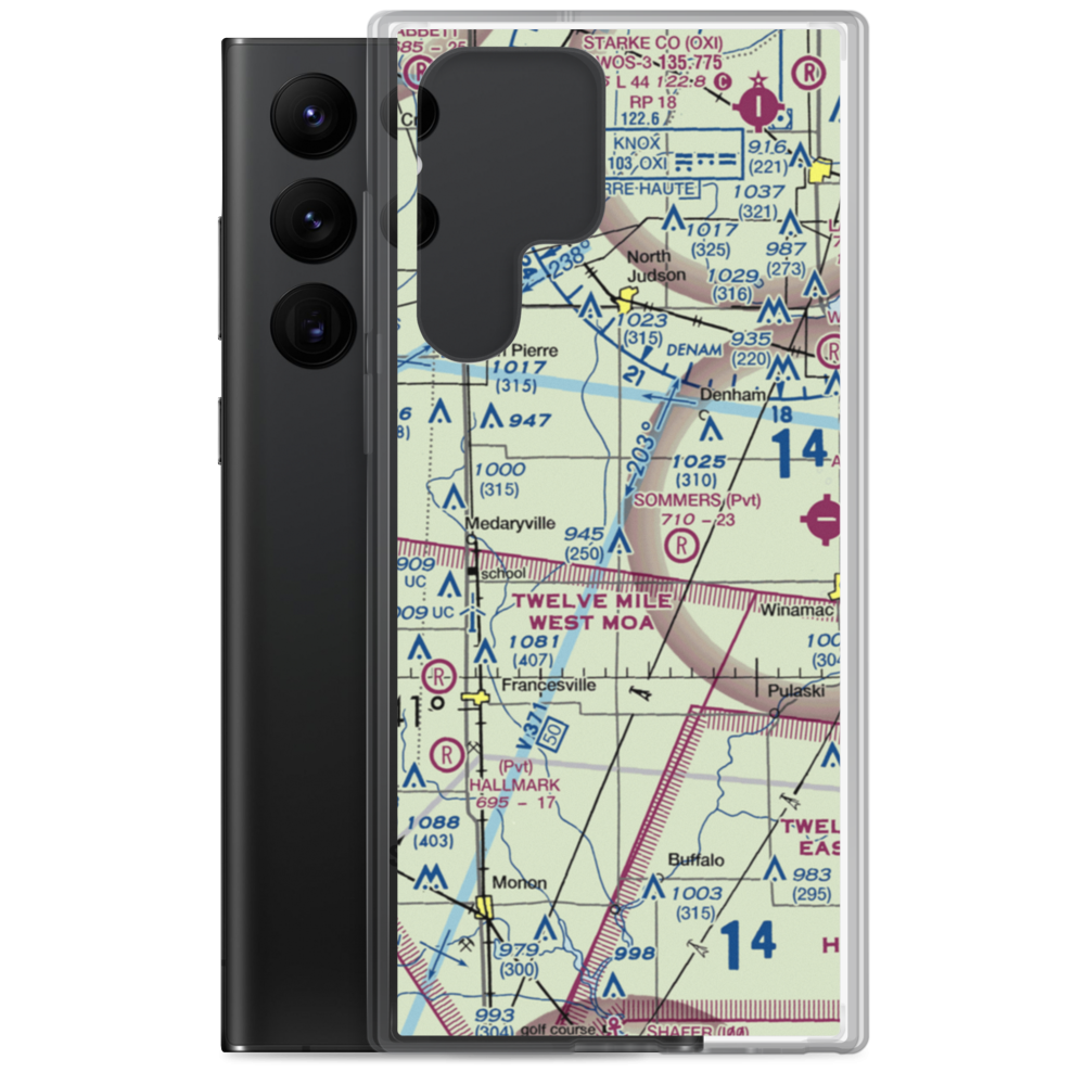 Stout Field (3II5) VFR Sectional Samsung Case Samsung Galaxy S22 Ultra model shown