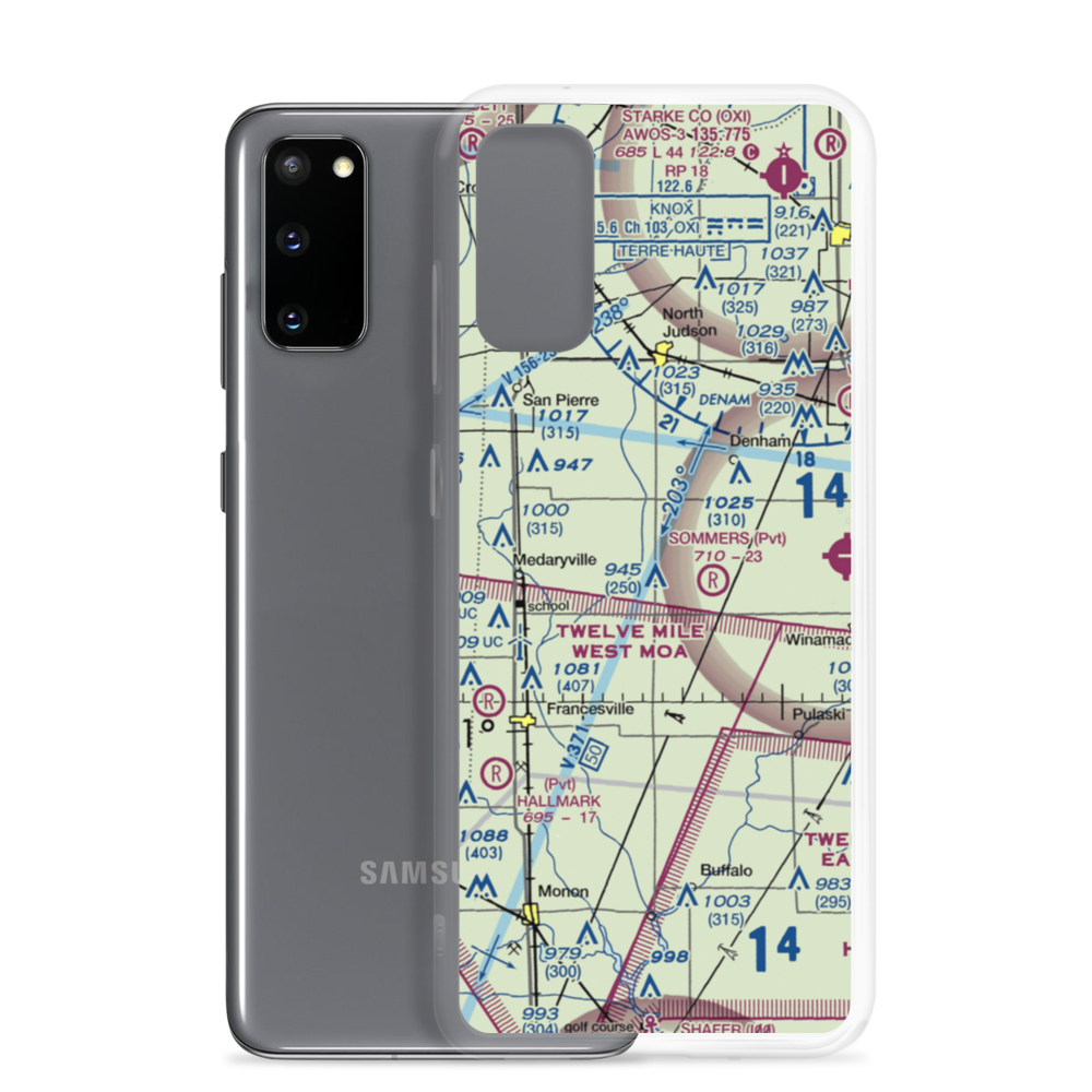 Stout Field (3II5) VFR Sectional Samsung Case Samsung Galaxy S20 model shown