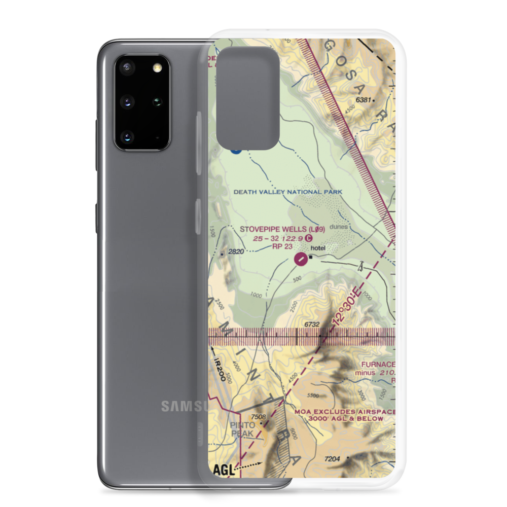 Stovepipe Wells Airport (L09) VFR Sectional Samsung Case Samsung Galaxy S20 Plus model shown