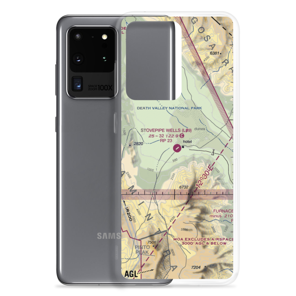 Stovepipe Wells Airport (L09) VFR Sectional Samsung Case Samsung Galaxy S20 Ultra model shown