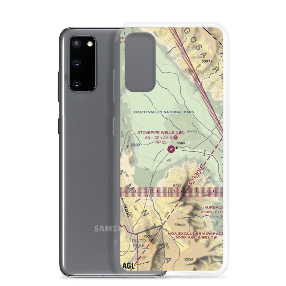 Stovepipe Wells Airport (L09) VFR Sectional Samsung Case Samsung Galaxy S20 model shown