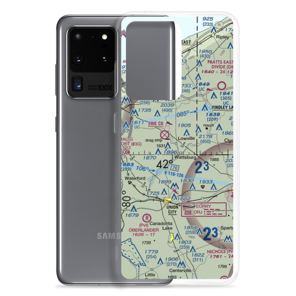 Strawberry Acres Airport (2PN0) VFR Sectional Samsung Case Samsung Galaxy S20 Ultra model shown