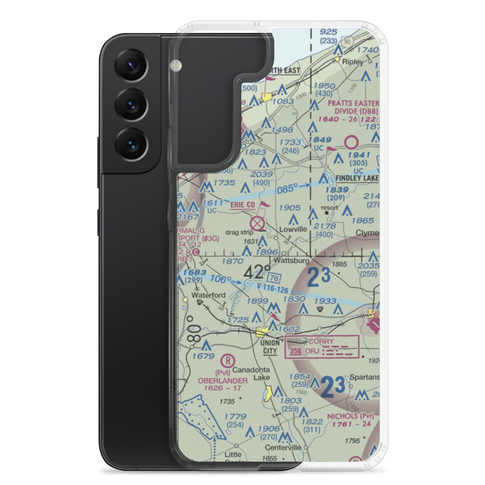 Strawberry Acres Airport (2PN0) VFR Sectional Samsung Case Samsung Galaxy S22 Plus model shown