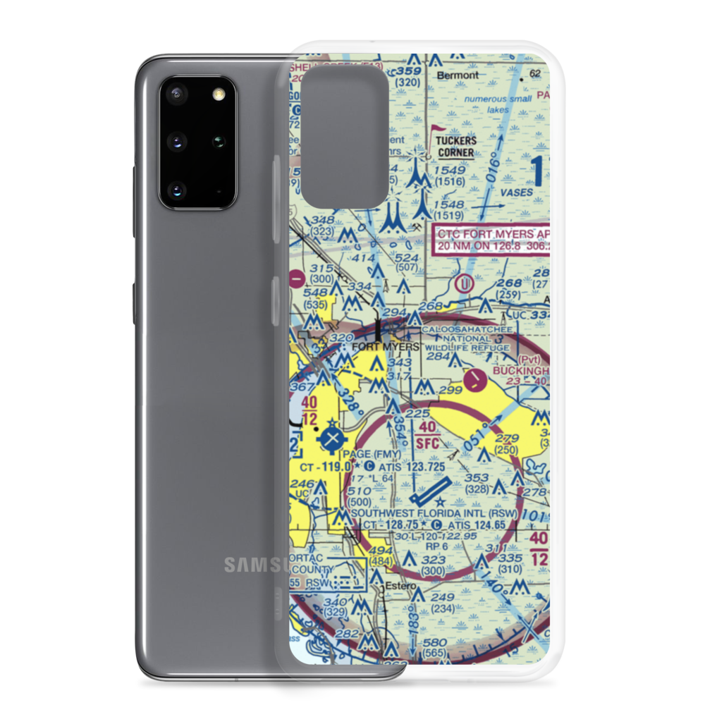 Strayhorn Ranch Airport (47FD) VFR Sectional Samsung Case Samsung Galaxy S20 Plus model shown