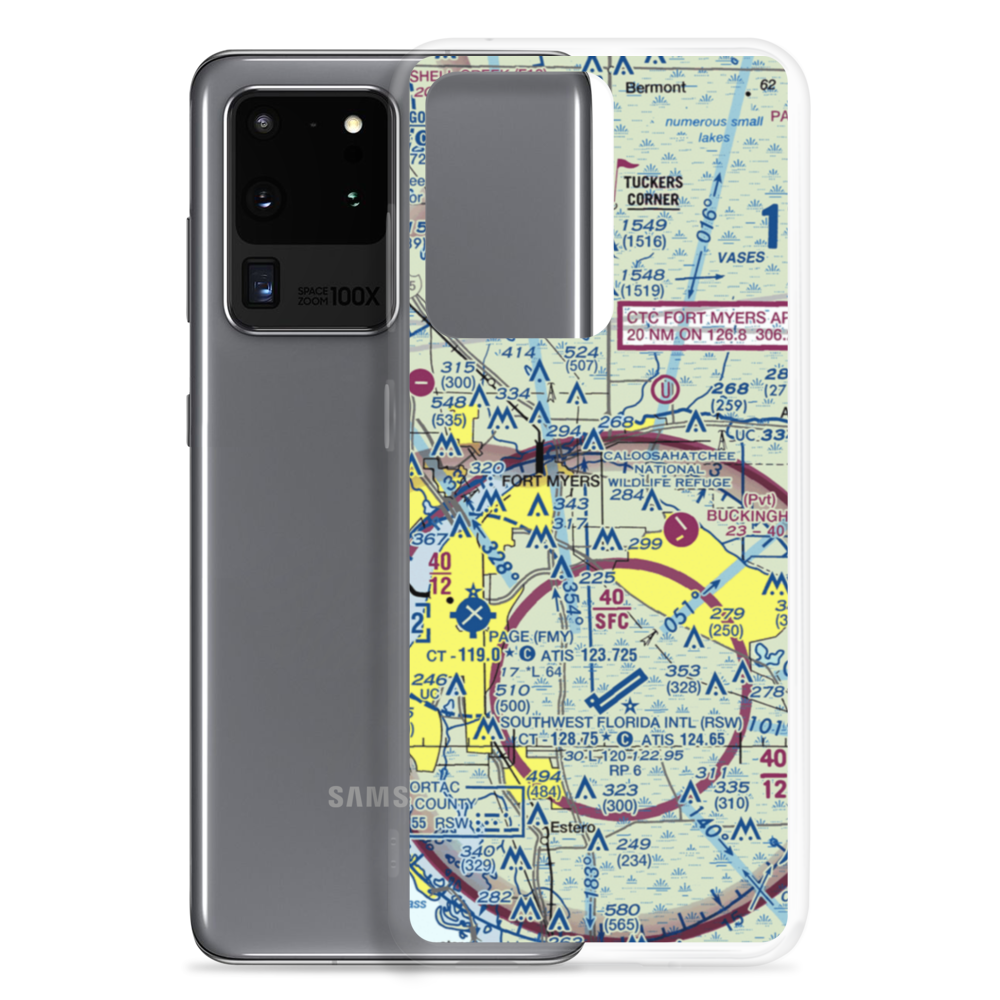 Strayhorn Ranch Airport (47FD) VFR Sectional Samsung Case Samsung Galaxy S20 Ultra model shown