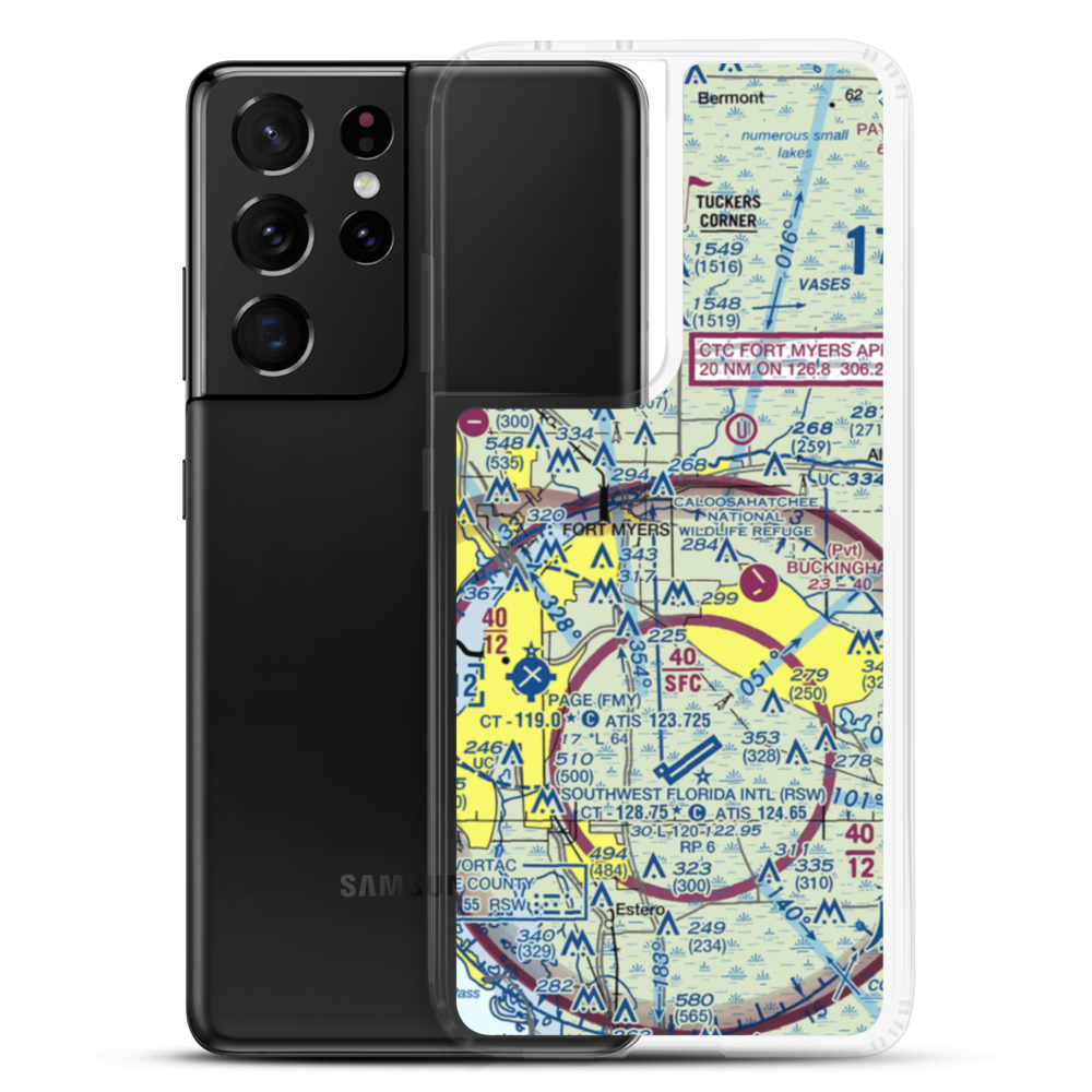Strayhorn Ranch Airport (47FD) VFR Sectional Samsung Case Samsung Galaxy S21 Ultra model shown