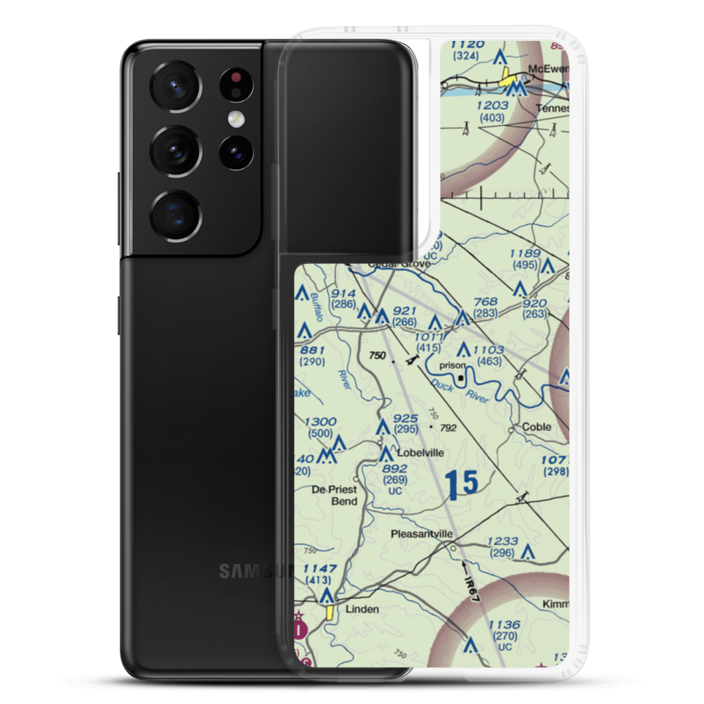 Strickland/Smalley Field (AL03) VFR Sectional Samsung Case Samsung Galaxy S21 Ultra model shown