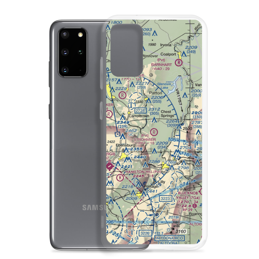 Strohmier Airport (PN53) VFR Sectional Samsung Case Samsung Galaxy S20 Plus model shown
