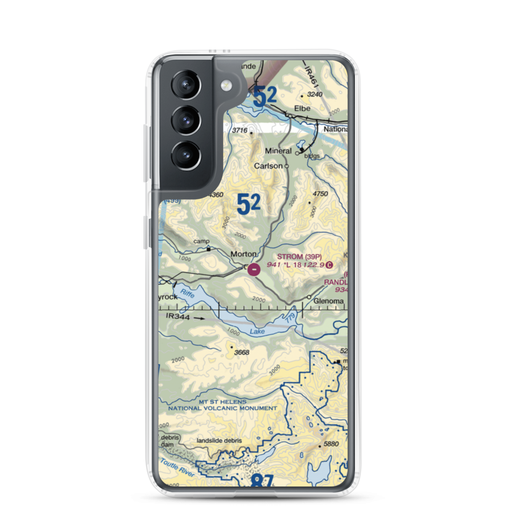 Strom Field (39P) VFR Sectional Samsung Case Samsung Galaxy S21 model shown