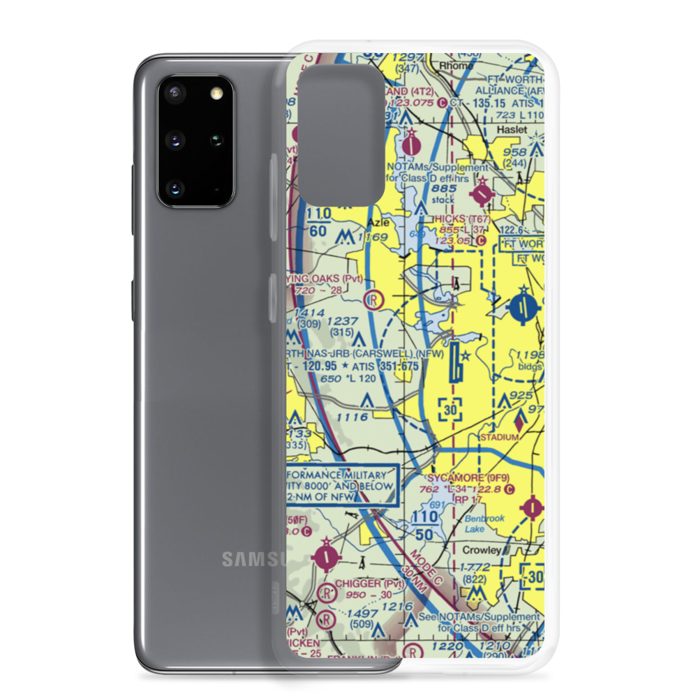 Stubbs Strip (TS73) VFR Sectional Samsung Case Samsung Galaxy S20 Plus model shown