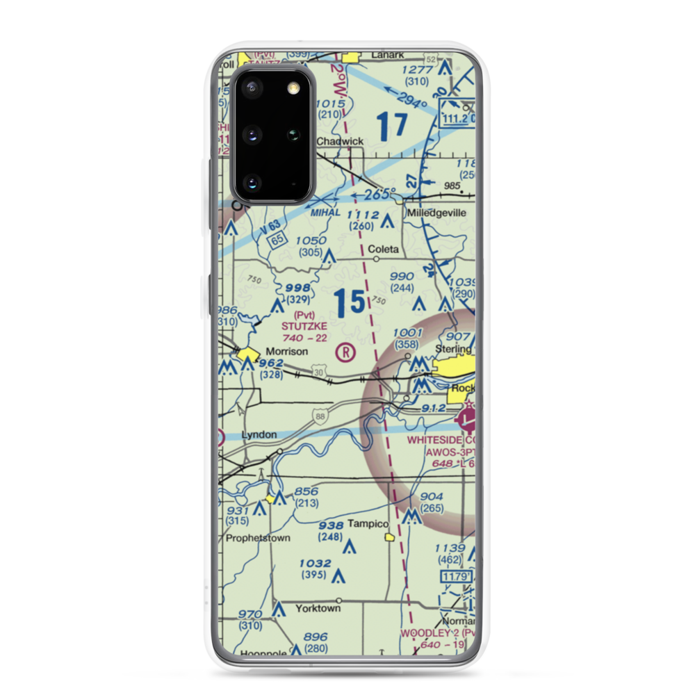 Stutzke Airport (LL38) VFR Sectional Samsung Case Samsung Galaxy S20 Plus model shown