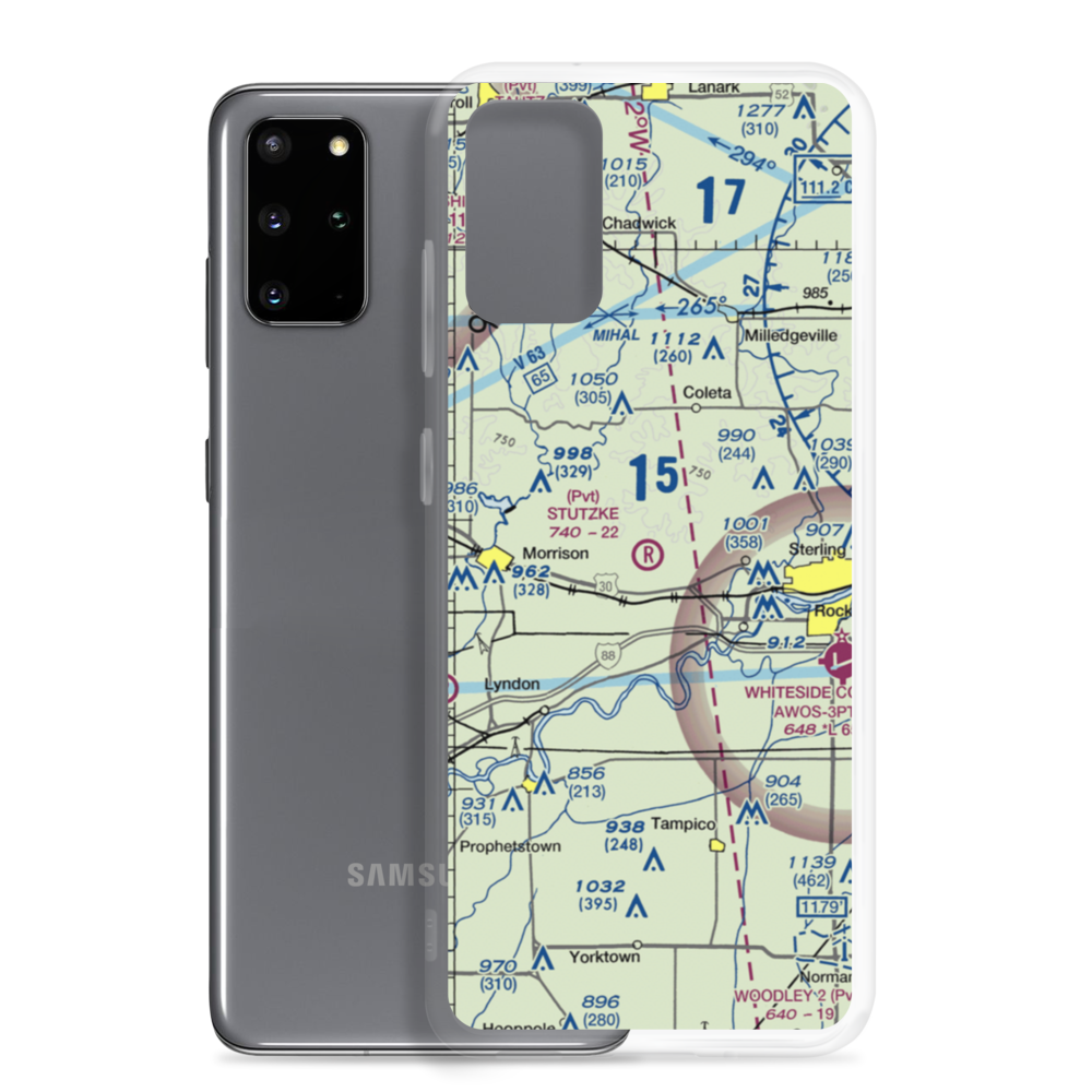 Stutzke Airport (LL38) VFR Sectional Samsung Case Samsung Galaxy S20 Plus model shown