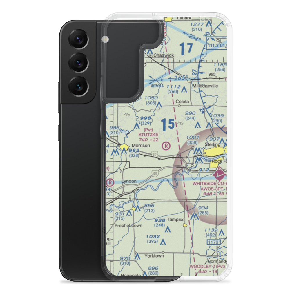 Stutzke Airport (LL38) VFR Sectional Samsung Case Samsung Galaxy S22 Plus model shown
