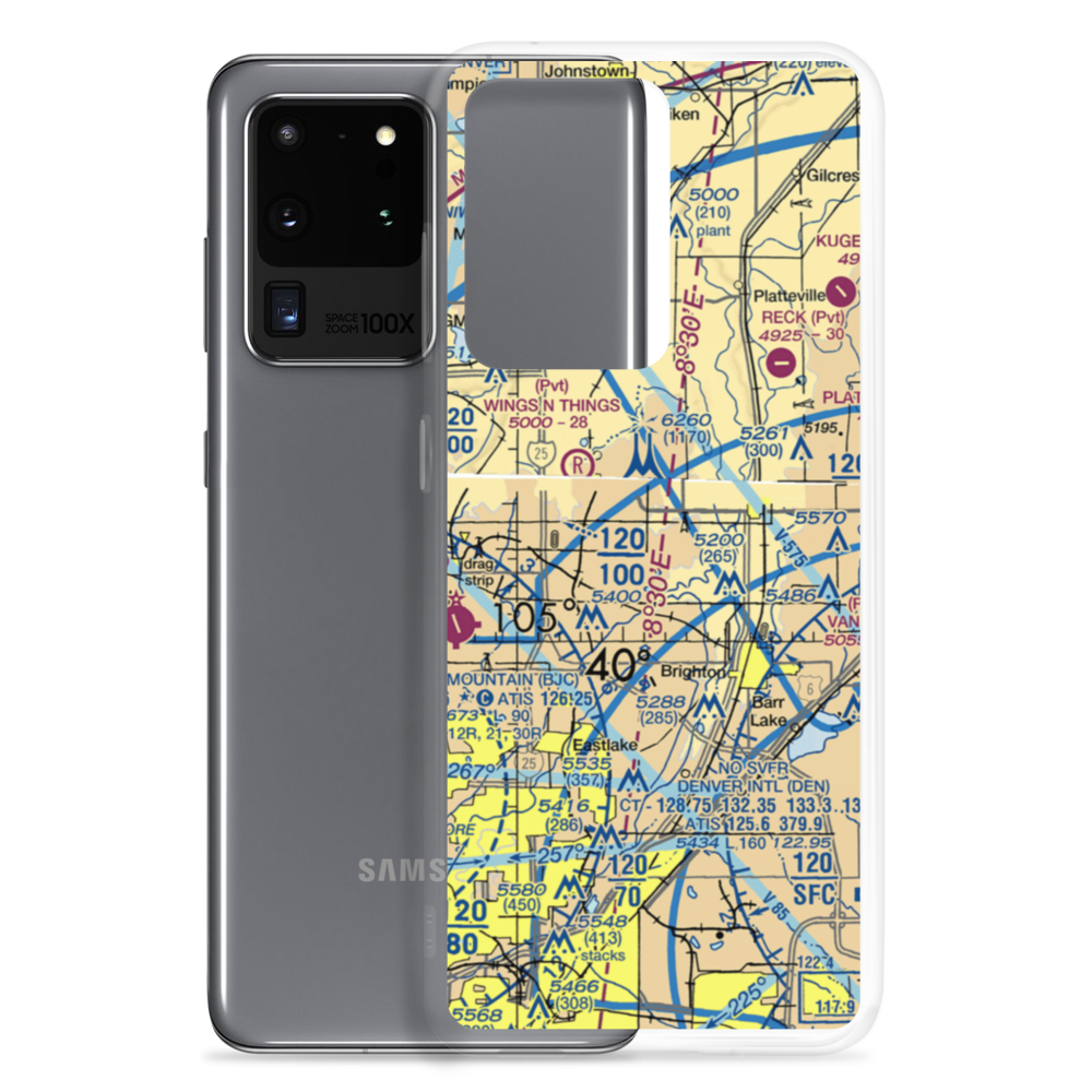 Suckla Farms Balloonport (CO28) VFR Sectional Samsung Case Samsung Galaxy S20 Ultra model shown