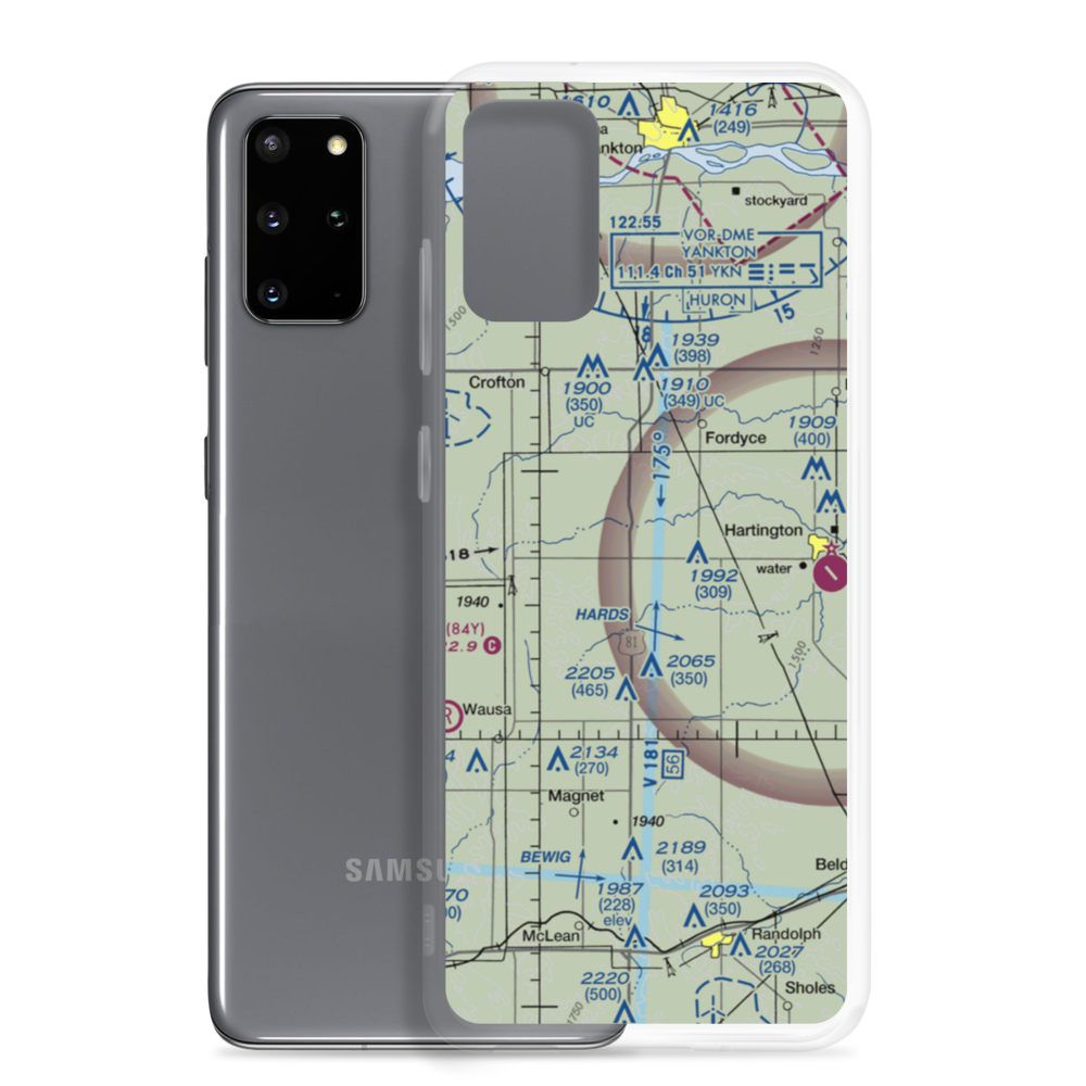Sudbeck Field (NE50) VFR Sectional Samsung Case Samsung Galaxy S20 Plus model shown