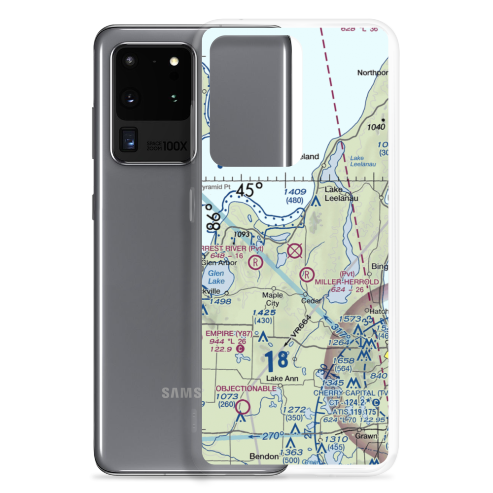 Sugar Loaf Resort Airport (Y04) VFR Sectional Samsung Case Samsung Galaxy S20 Ultra model shown