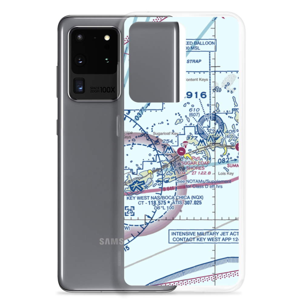 Sugar Loaf Shores Airport (7FA1) VFR Sectional Samsung Case Samsung Galaxy S20 Ultra model shown