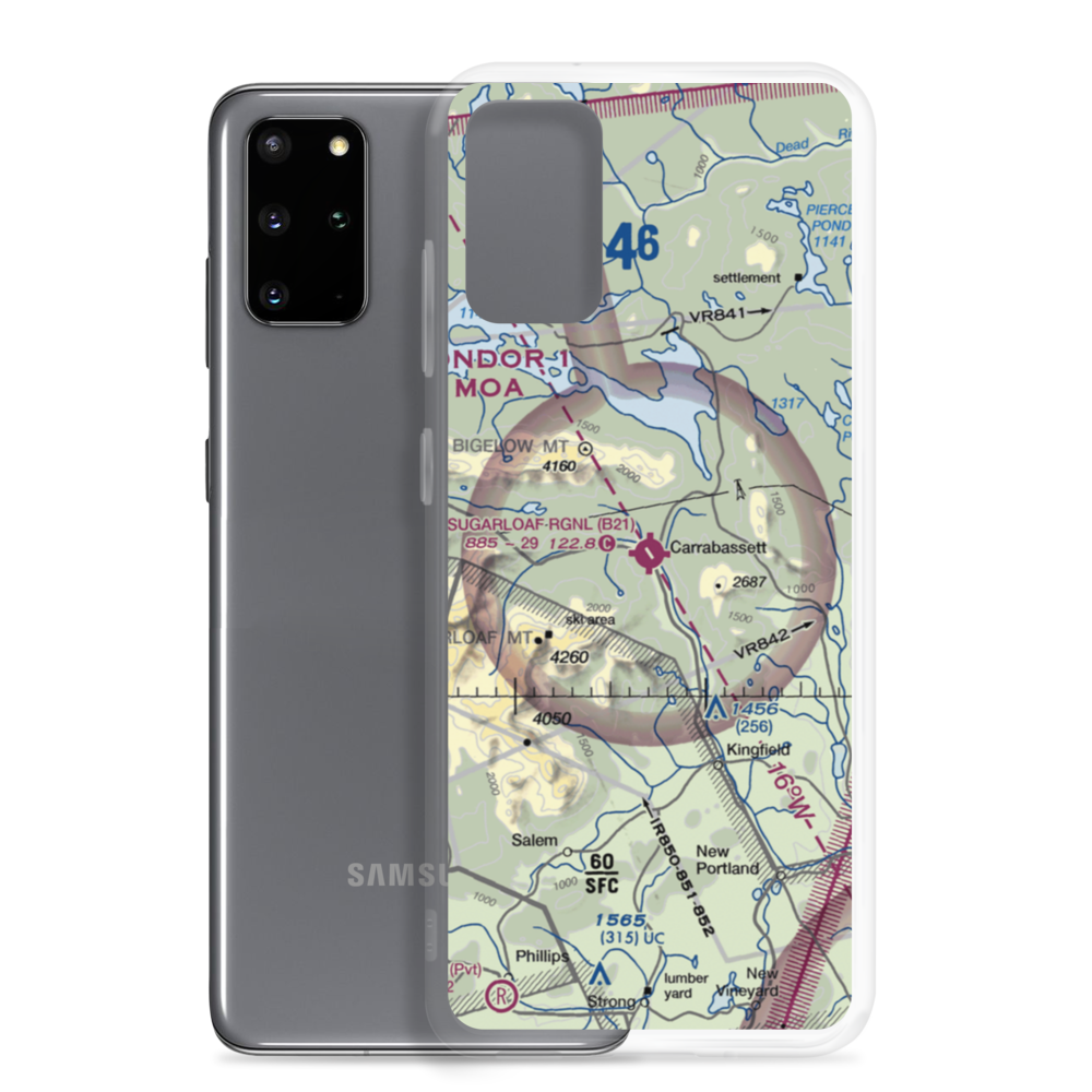 Sugarloaf Regional Airport (B21) VFR Sectional Samsung Case Samsung Galaxy S20 Plus model shown