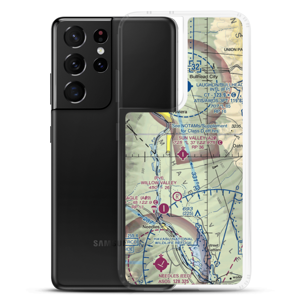 Sun Valley Airport (A20) VFR Sectional Samsung Case Samsung Galaxy S21 Ultra model shown