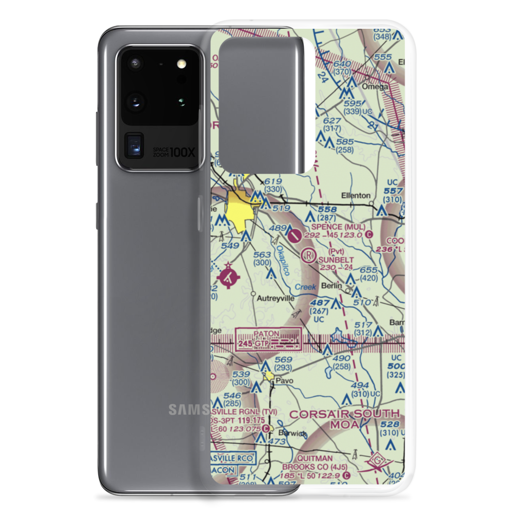 Sunbelt Strip (09GA) VFR Sectional Samsung Case Samsung Galaxy S20 Ultra model shown