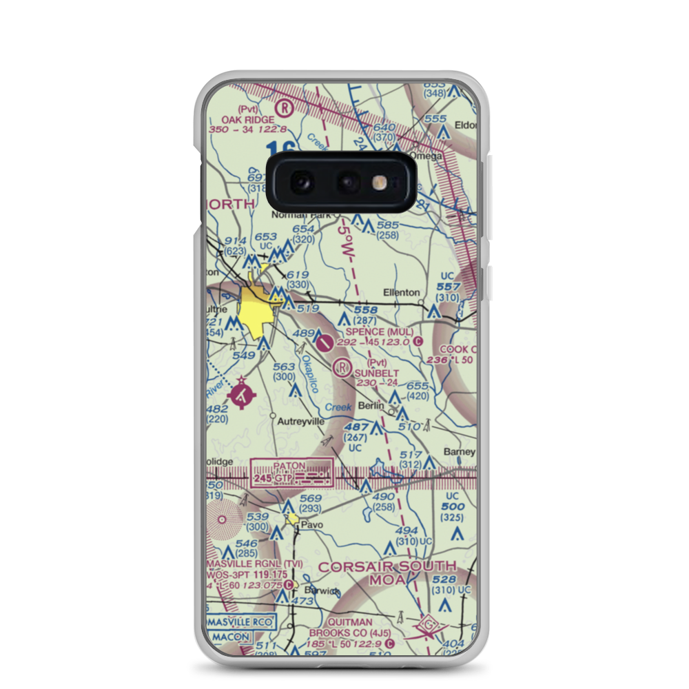 Sunbelt Strip (09GA) VFR Sectional Samsung Case Samsung Galaxy S10e model shown