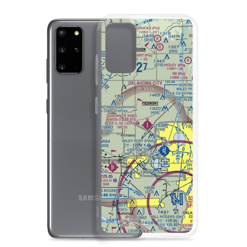 Sundance Airpark (HSD) VFR Sectional Samsung Case Samsung Galaxy S20 Plus model shown